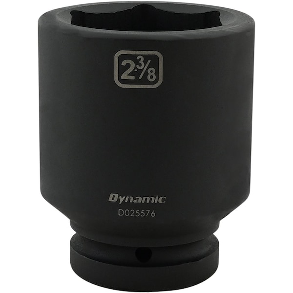 1" Drive Deep Socket, Black Phosphate, Tools 2-3/8" X 1" Drive, 6 Point Deep Length